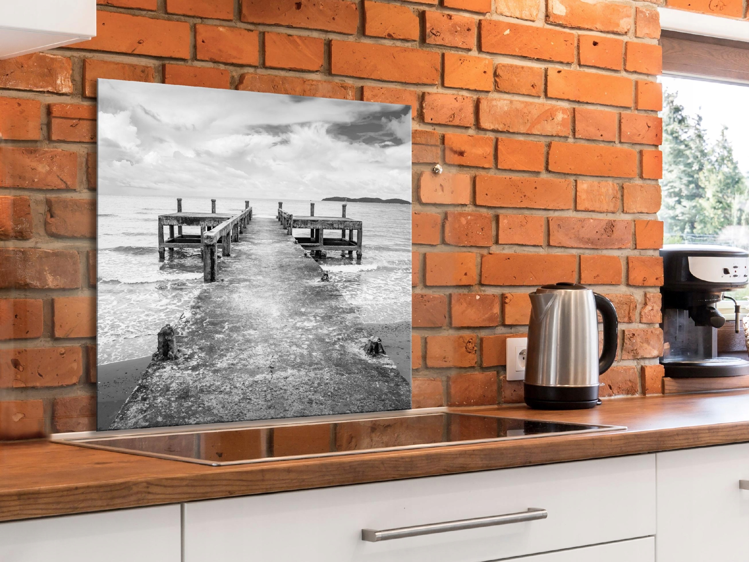 Skleněný Kuchyňský Panel 80x80 c-B-0504-aq-a
