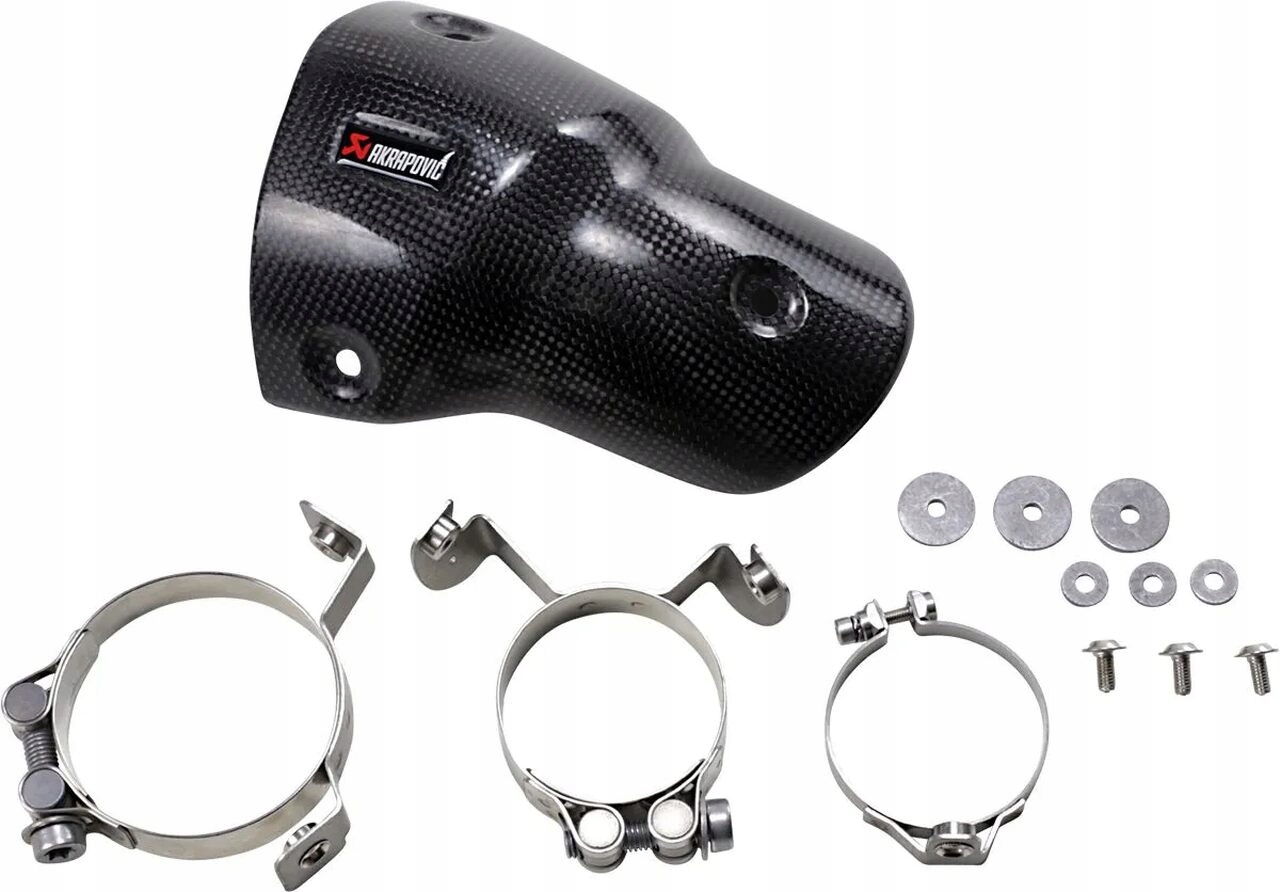 Tepelná ochrana výfuku Akrapovic Heat Shields Carbon Fiber P-HSB3R1