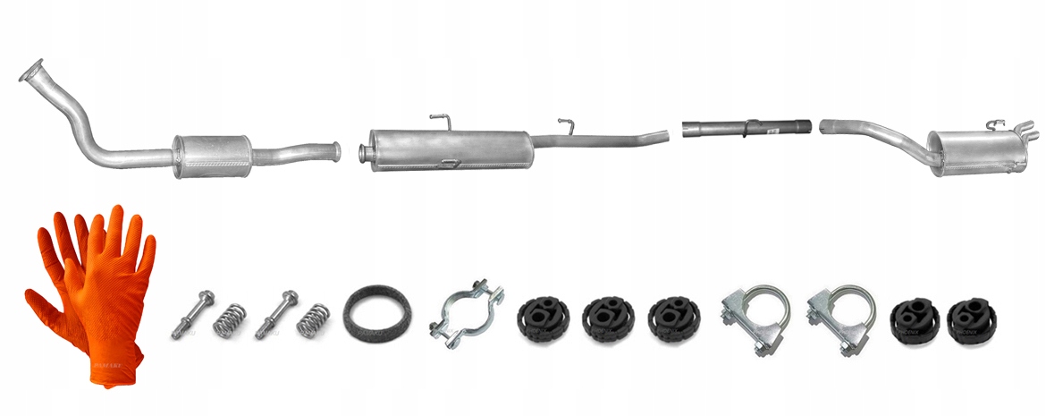 Peugeot Expert 1.9 Td 68 kW (1995-12/2001) Lwb Výfukový Systém