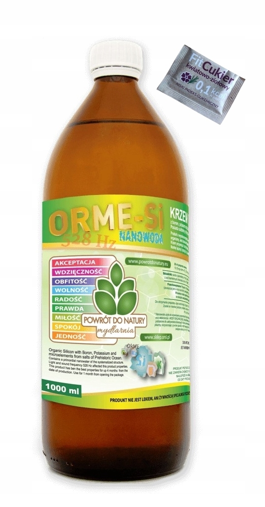 ORME-Si Krzem Z Borem minerały Ormus bor nanowoda