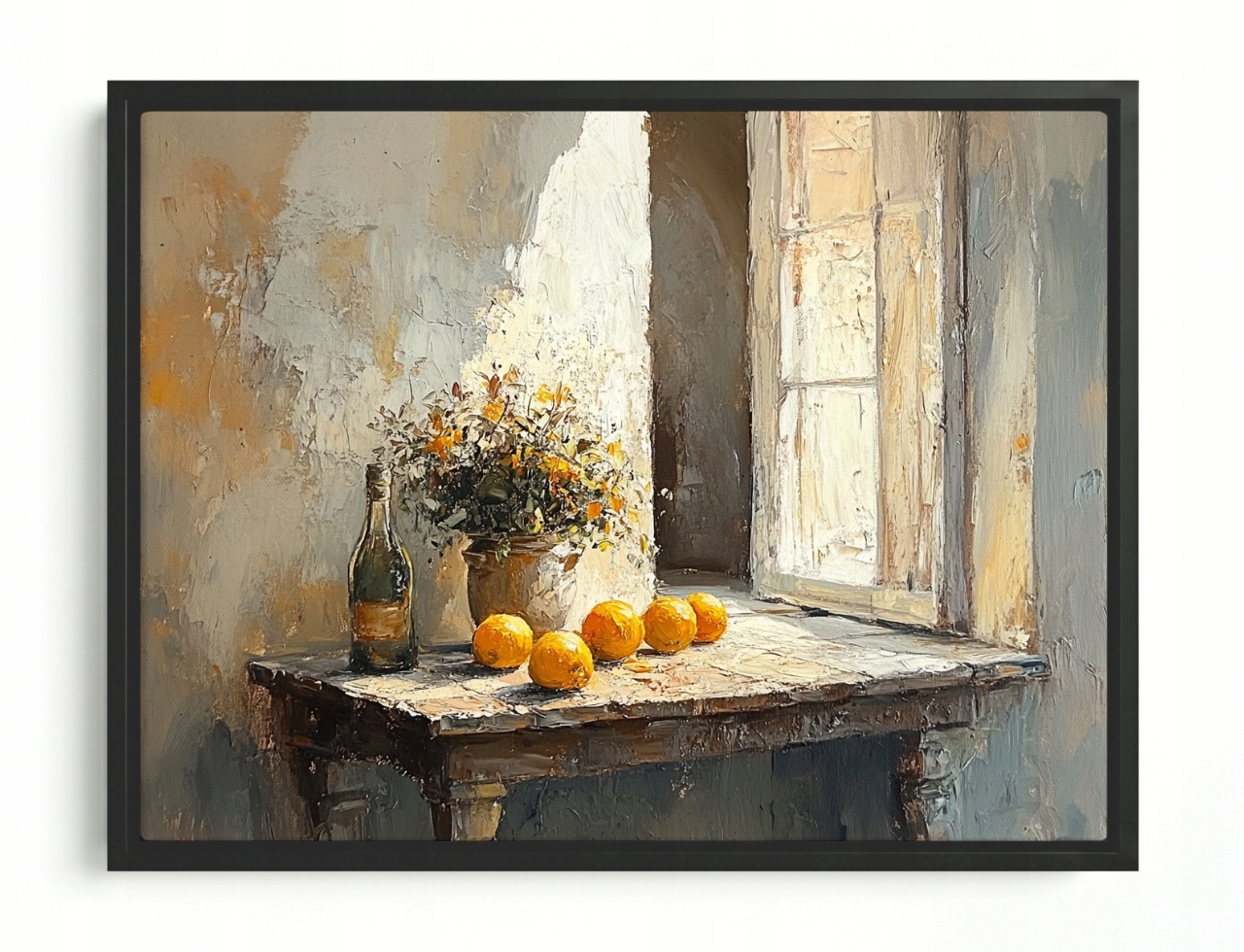Obraz Rama American Box Architektúra Južné Okno Pomarančové Víno 80x60