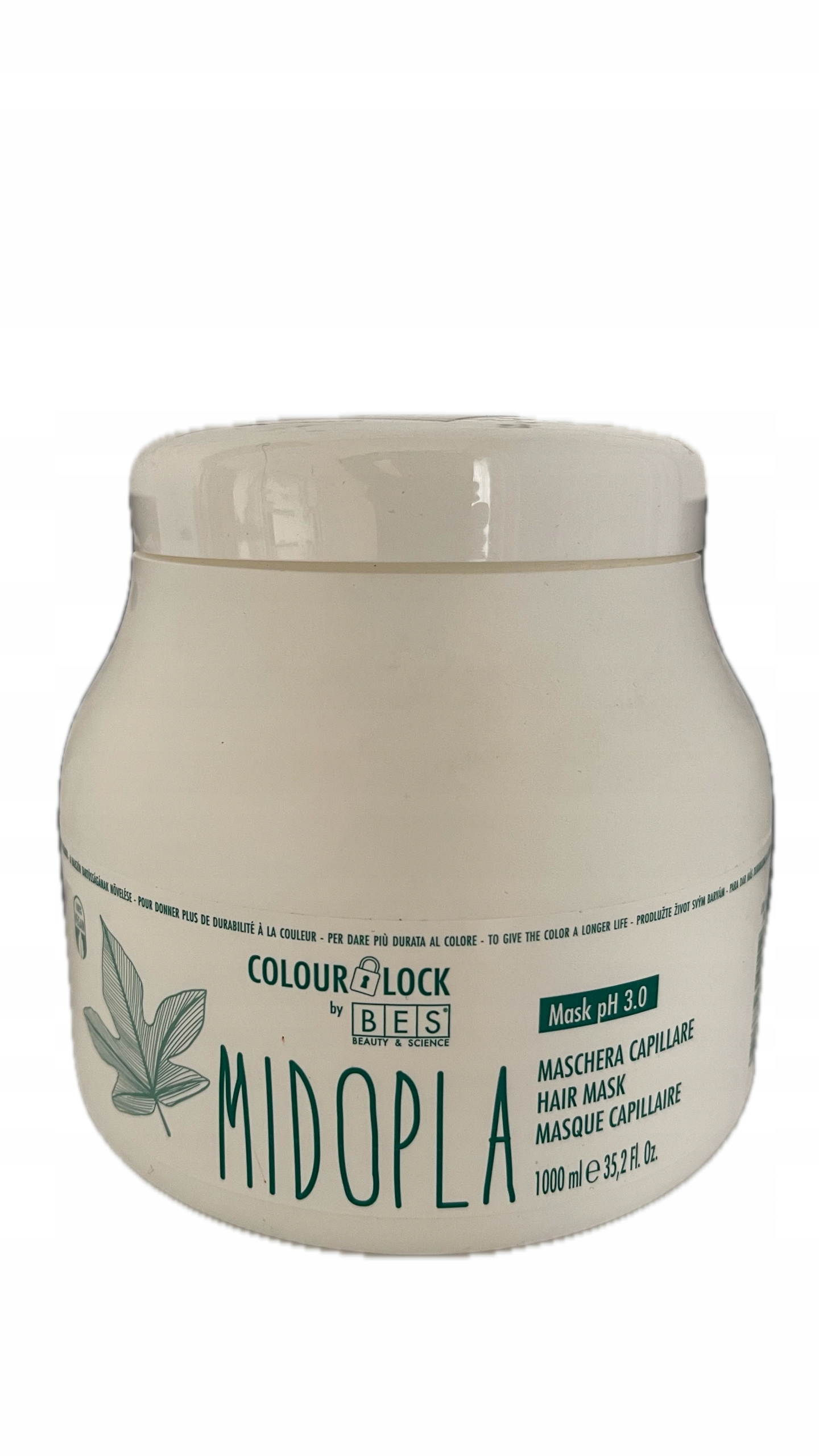 Bes Colour Lock – Midopla – maska na vlasy s keratinem 1000 ml