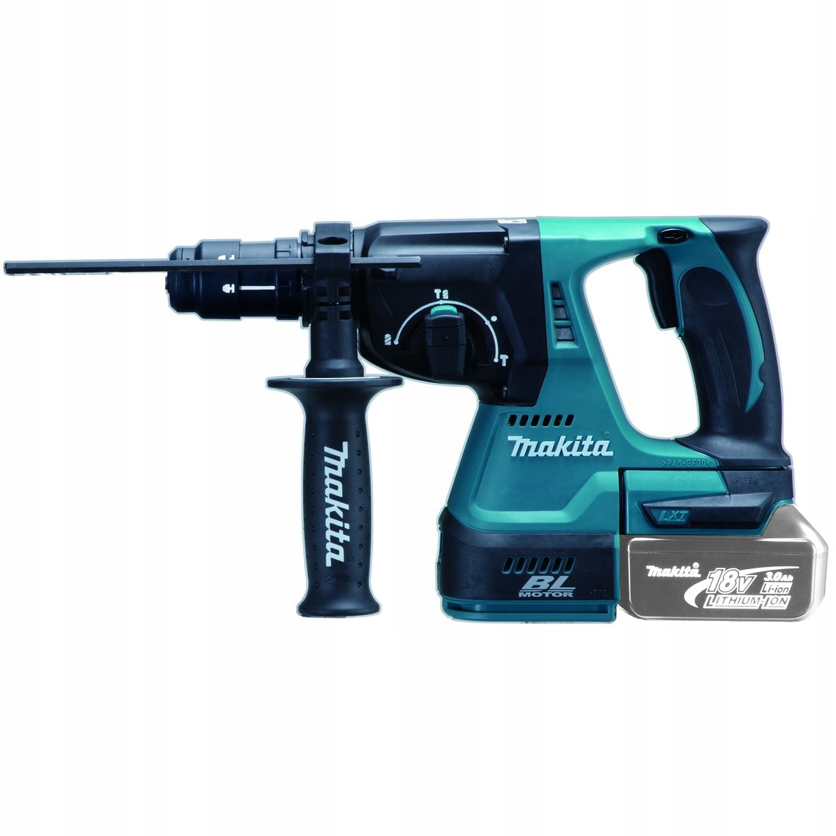 Makita Aku kombinované kladivo Li-ion Lxt 18V, bez aku DHR243Z