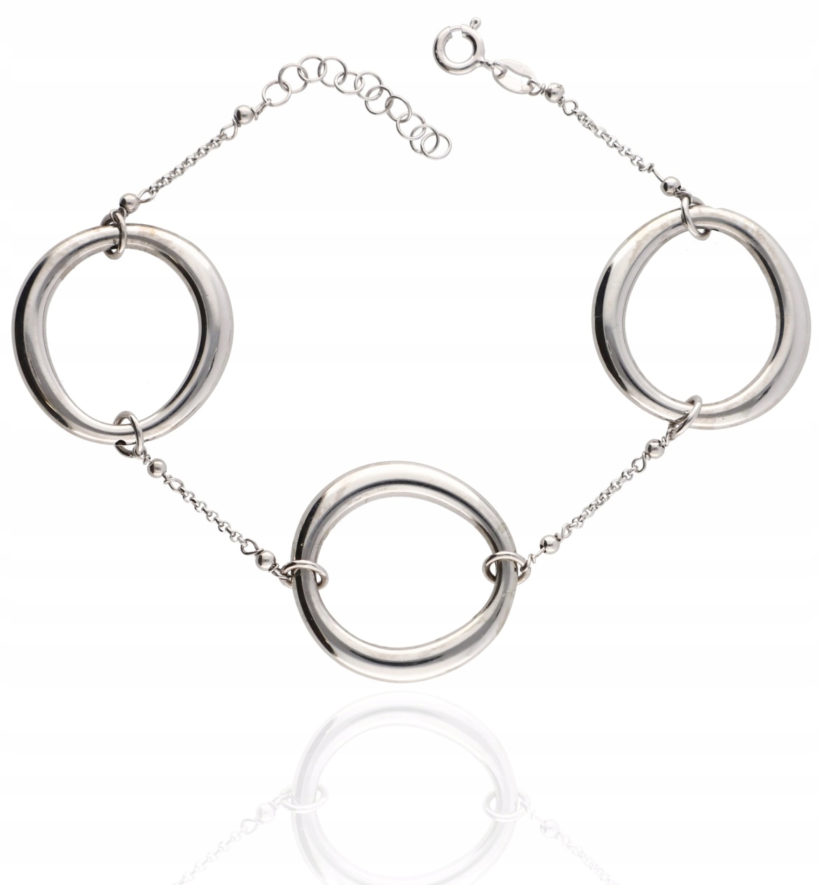 Stříbrný módní náramek široký elegantní stříbro 925