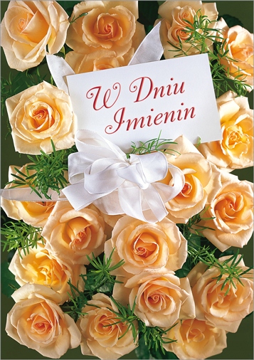 

Kartka kartki imieniny imieninowe z tekstem KZ33