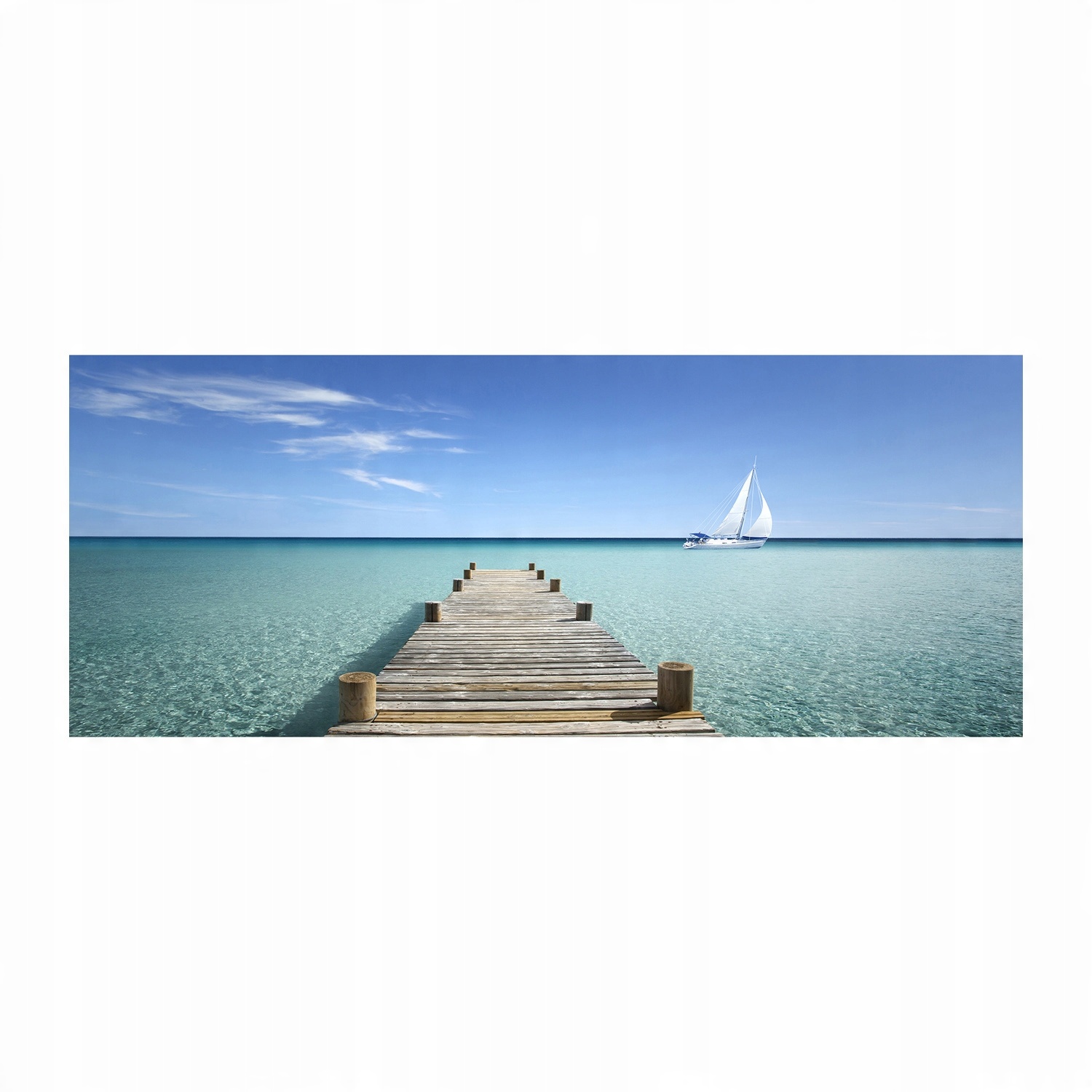 

Foto obraz akryl zdjęcie Drewniane molo 125x50 cm