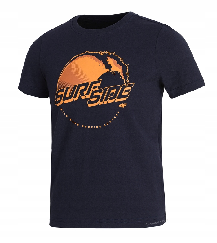 

4F Chłopięca Koszulka T-shirt Bawełna / 146