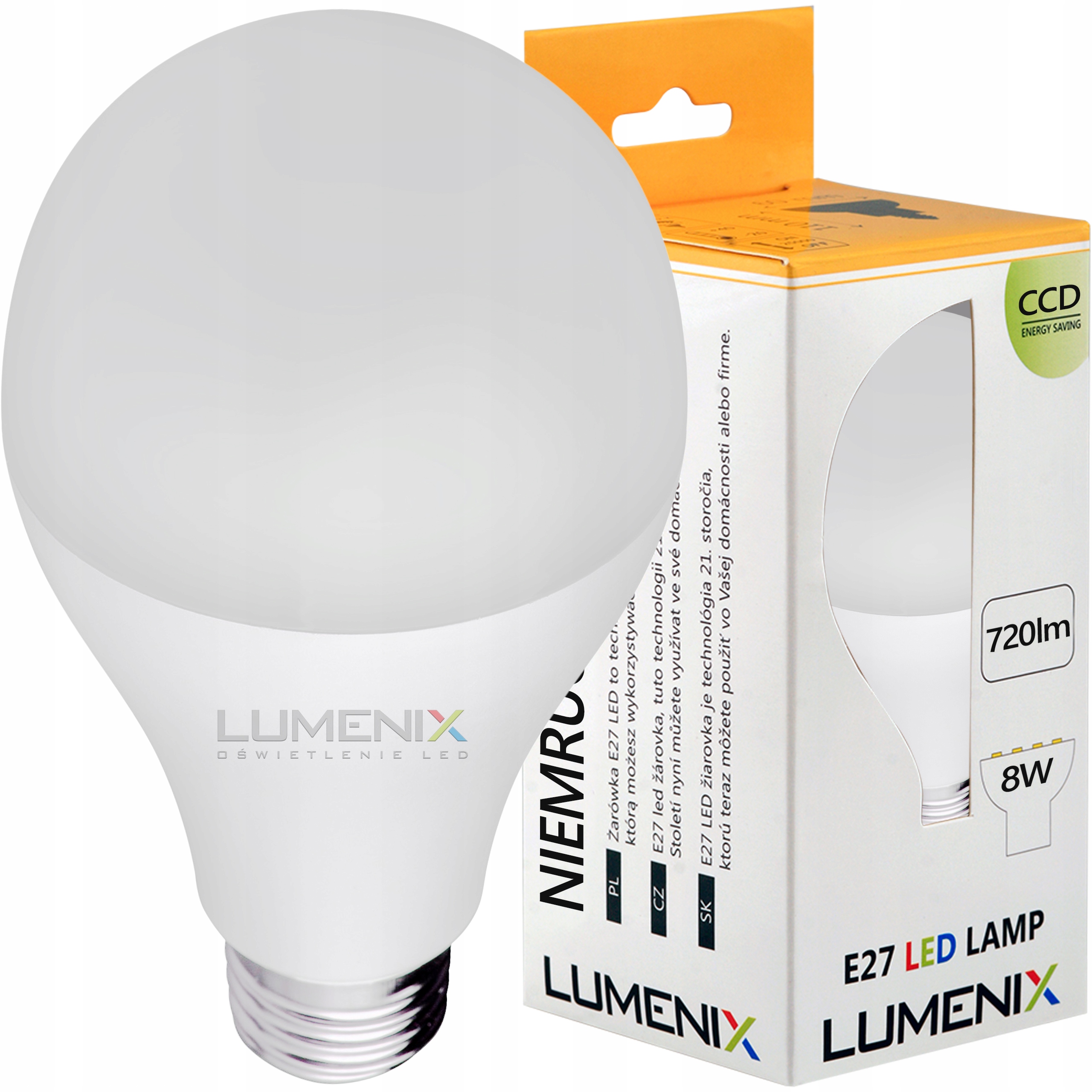 

Żarówka Led E27 2180lm 22W 2180lm CCD Ciepła