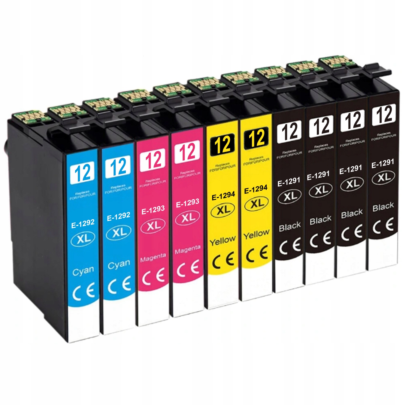 

10X Tusze Do Epson T1291 /T1292 T1293 /T1294 XL