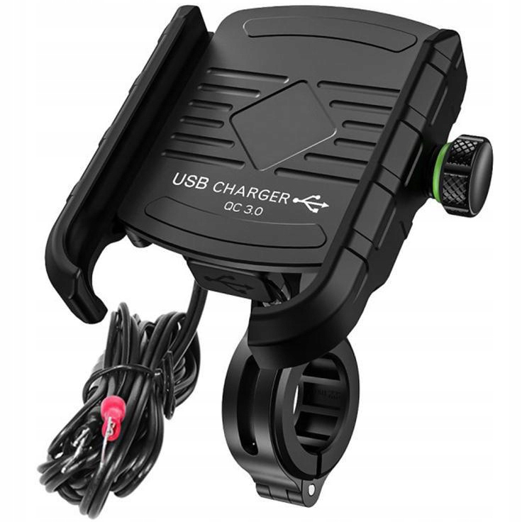 

Uniwersalny uchwyt motocyklowy +usb Qc 3.0