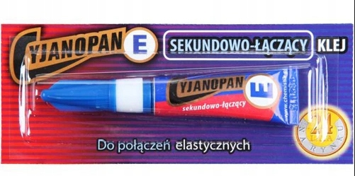 

Klej do połączeń elastycznych Cyjanopan E 2g