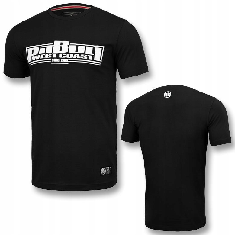 Męska Koszulka Pitbull Slim Fit Classic Boxing Dopasowana