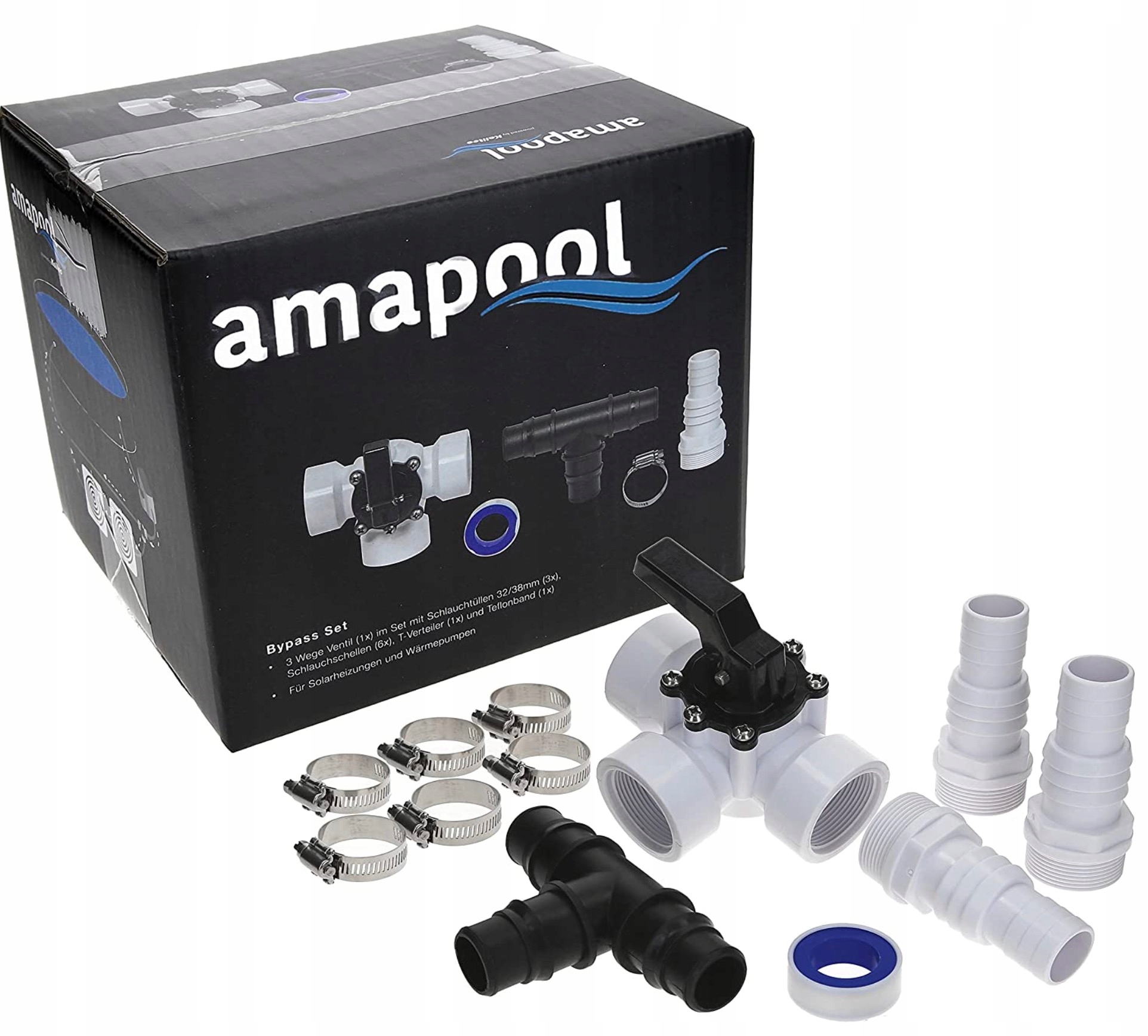 Basenowy zawór 3-drożny