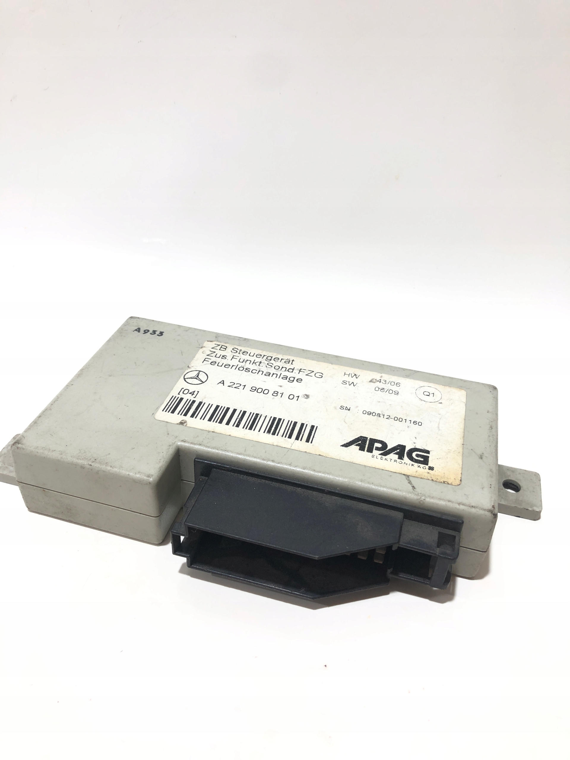 A2219008101 - МОДУЛЬ ВОДІЯ 2219008101 MERCEDES S КЛАСУ В 221