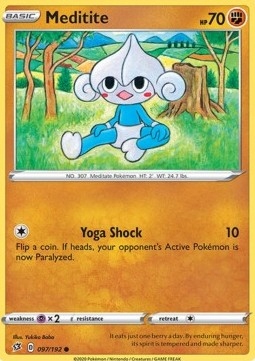 Karta Pokemon Meditite (rcl 97)