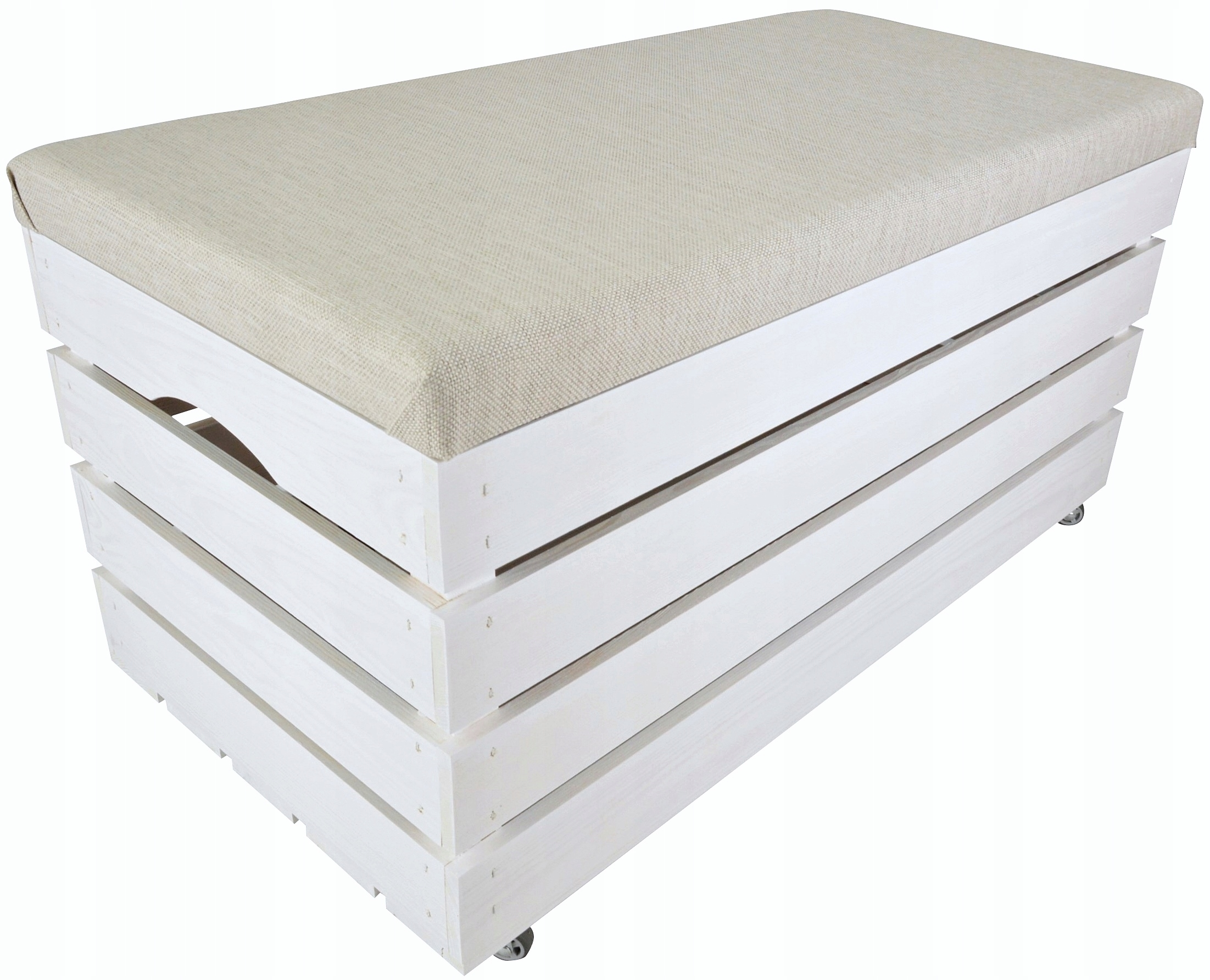 Dřevěný Kufr S Úložným Prostorem Taburet Kontejner Sedátko