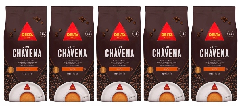 Levně 5 x Káva zrnková káva Lote Chavena 1 kg Delta