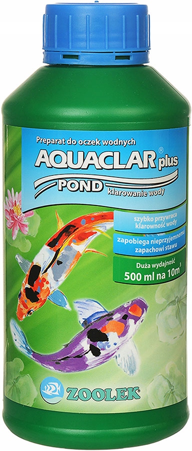 

Zoolek Aquaclar Pond Plus 500ml Klaruje Na Glony