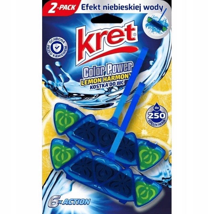 

Kret Kostka Do Wc Color Power 2X40G Lemon Harmony.