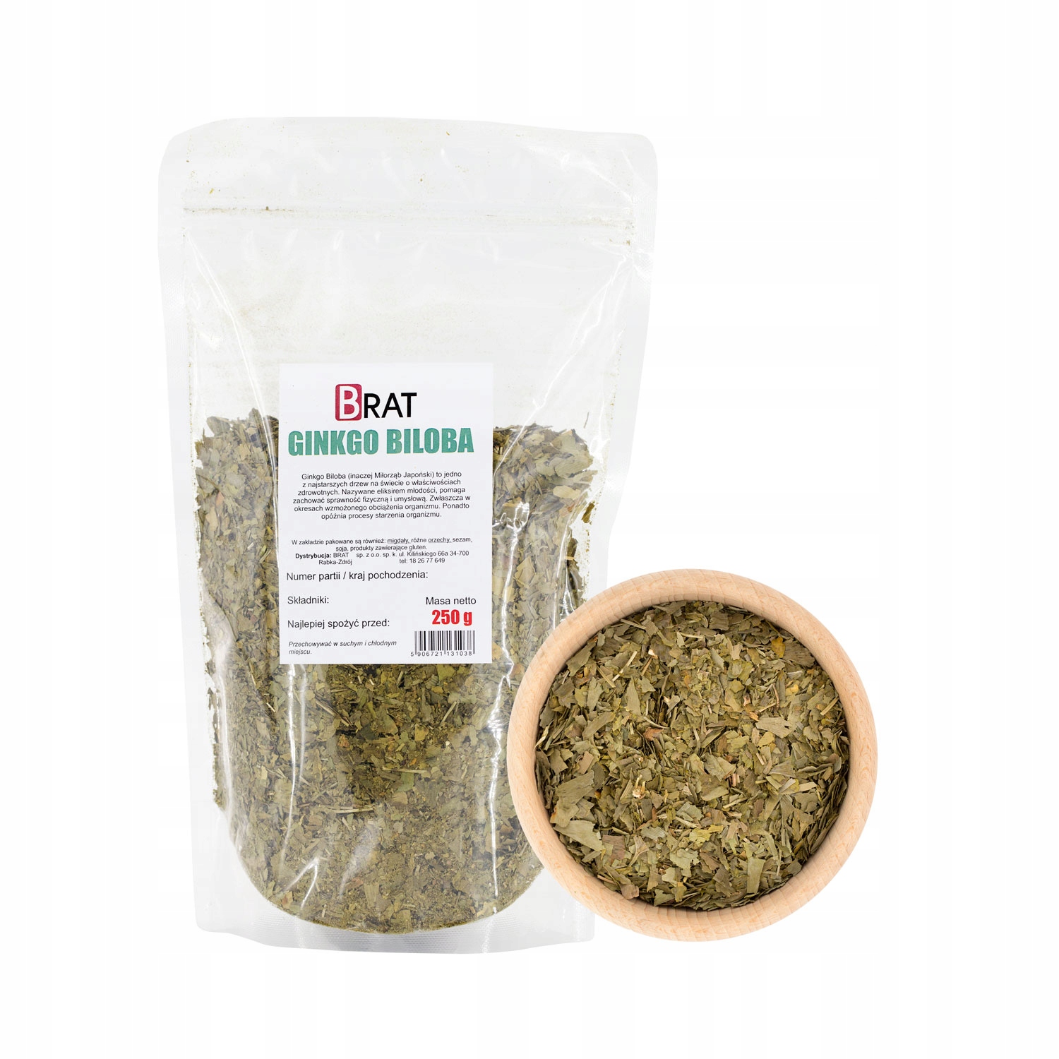 

Ginkgo Biloba 250g koncentracja Stres zmęczenie