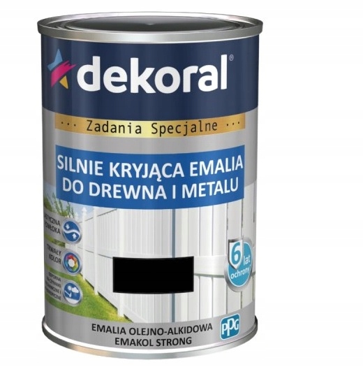 

Dekoral Emalia Emakol Czarny 0.9L