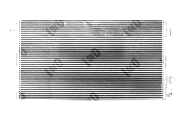 abakus 042-016-0009 конденсатор, радиатор кондиционера