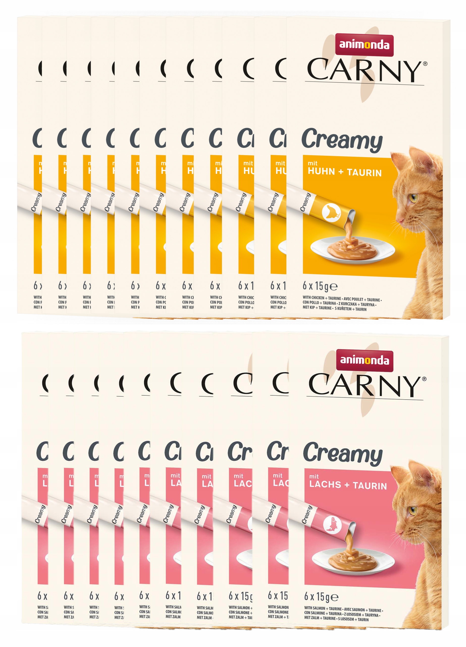 Animonda Kočka Creamy MIX Pamlsek v tubách 22x15 g