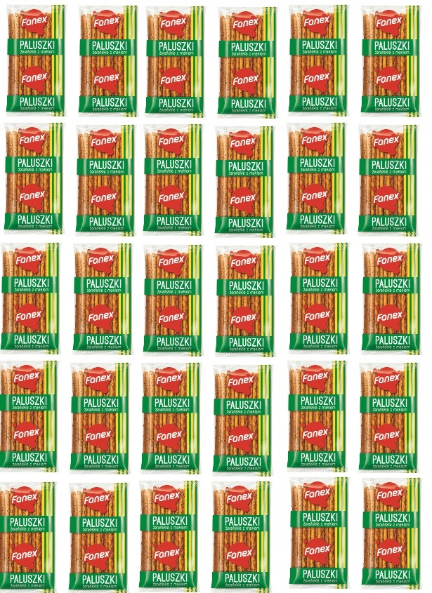 Levně 30 x 100 g Fanex Tyčinky s mákem Karton
