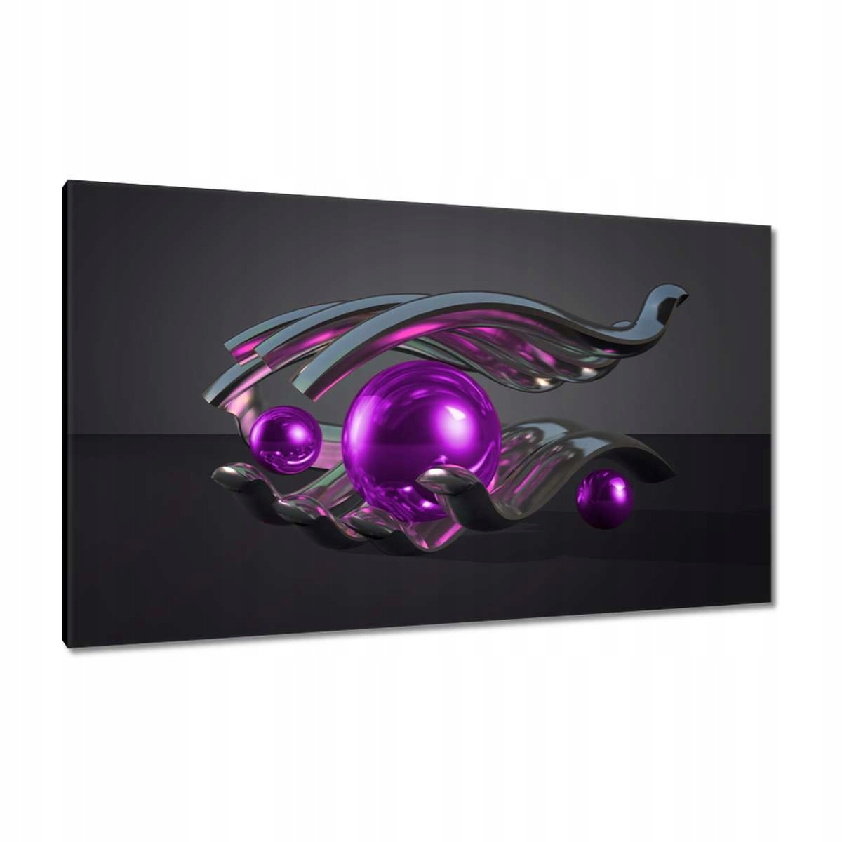 Obrazy 120x70 Fialové koule
