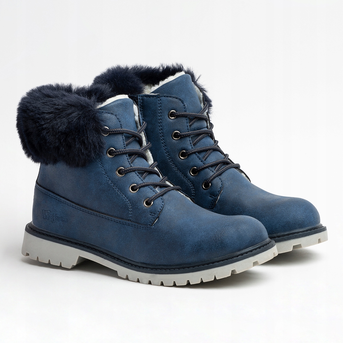 Trzewiki trapery miękkie SUWAK ocieplane Wojtyłko Długość wkładki wew. 21.8 cm