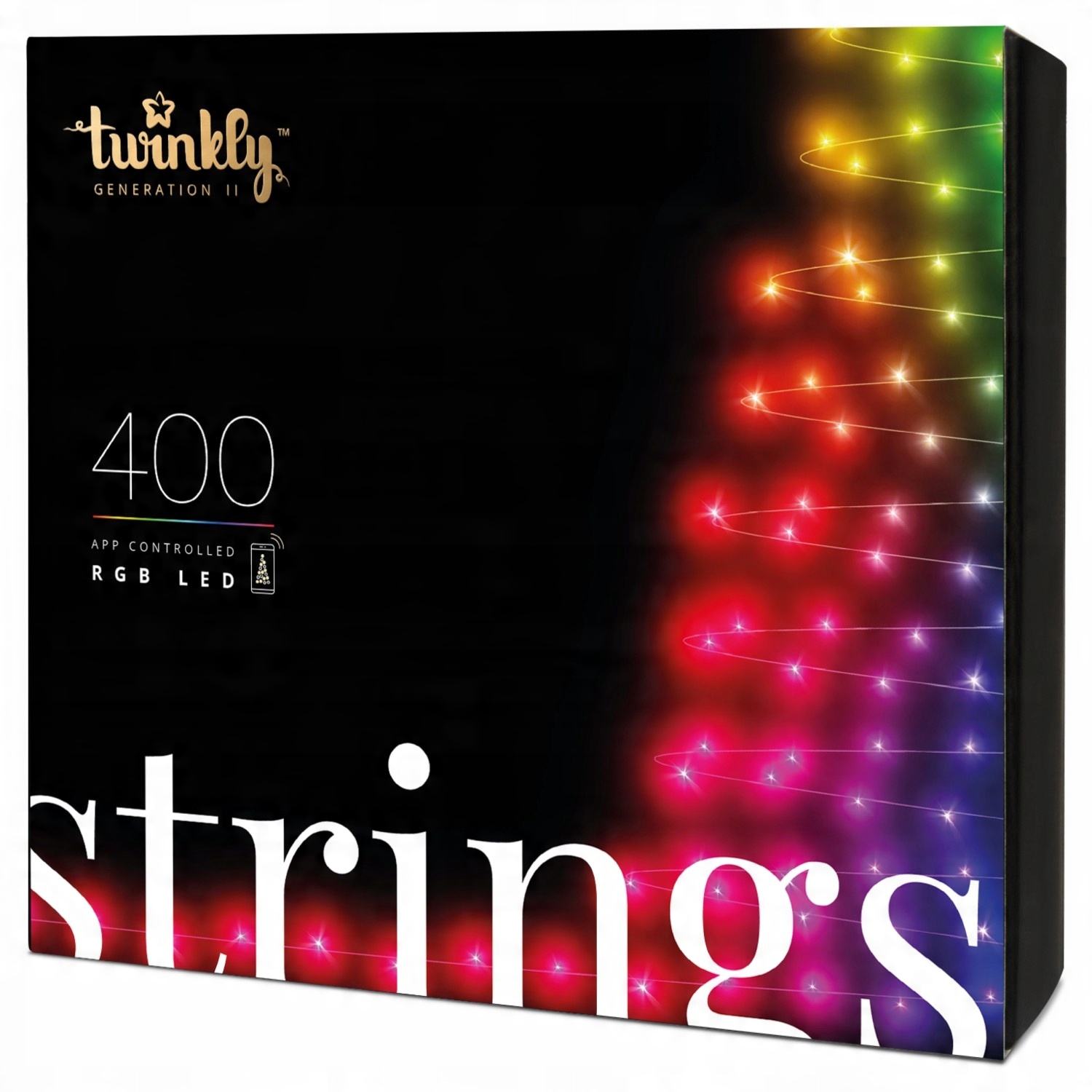 

Lampki choinkowe Twinkly strings 400L 4,3mm Rgb