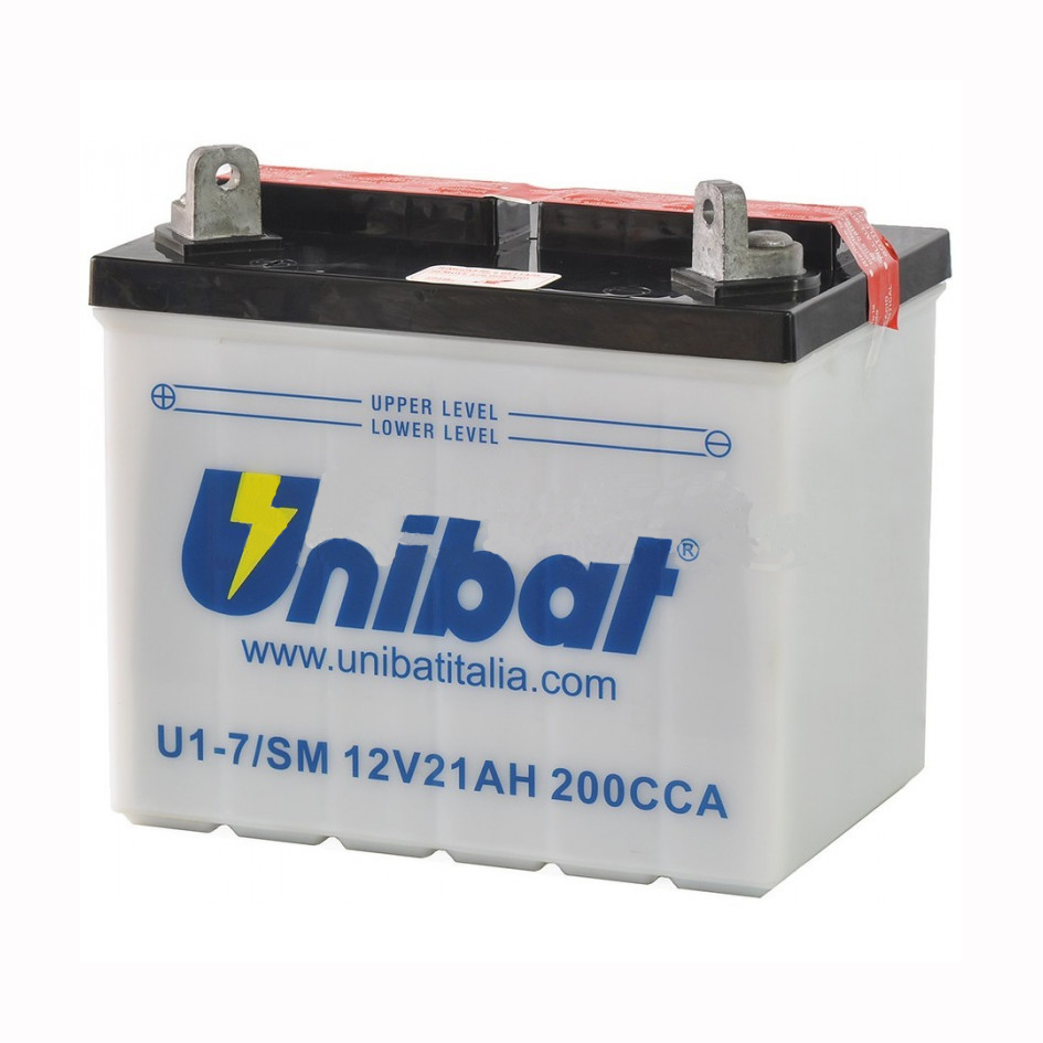 U1-7 - Акумулятор Unibat U1-7, 21AH, 200A газонокосарка
