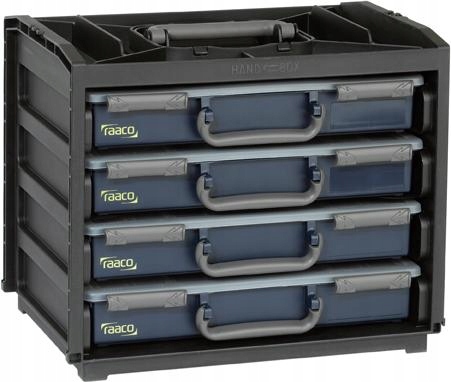 Skříň rámová skříňka 4x organizér HandyBox Raaco