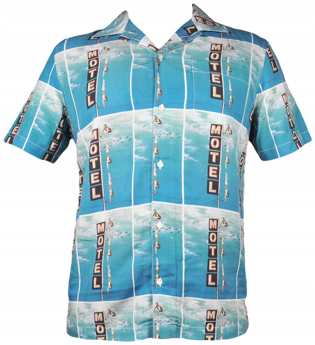 Wrangler košile Regular modrá Ss All Over Shirt M