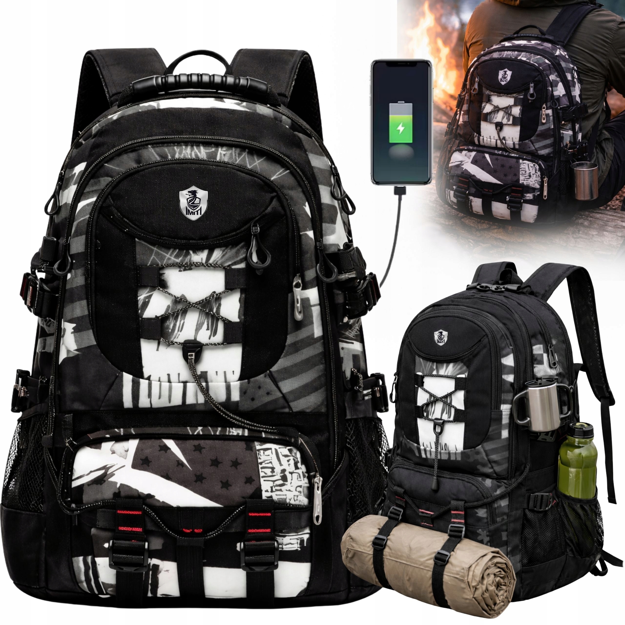 Plecak Turystyczny Trekkingowy Górski W Góry Sportowy 40 L Męski Damski