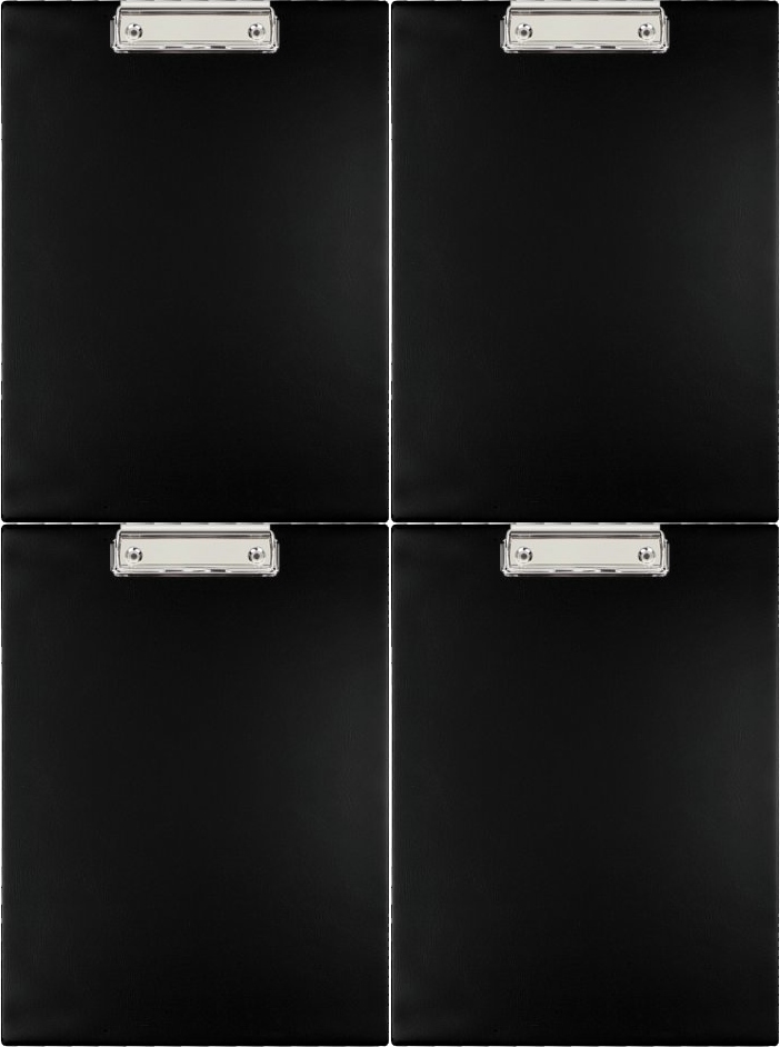 

Podkład do pisania z klipsem Biurfol A4 czarna x4