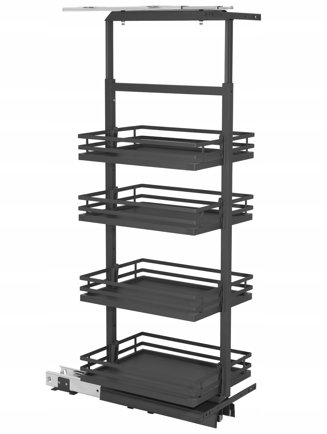 KOSZ CARGO MIDI CICHY DOMYK 400 MM - MPTJ012H GRAFIT WYS. 115-135 CM AMIX