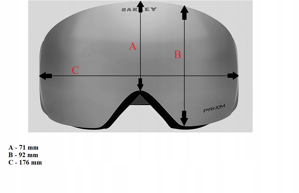 Gogle Oakley Flight Deck M Matte White Prizm Sapphire OO7064-A0 Marka Oakley