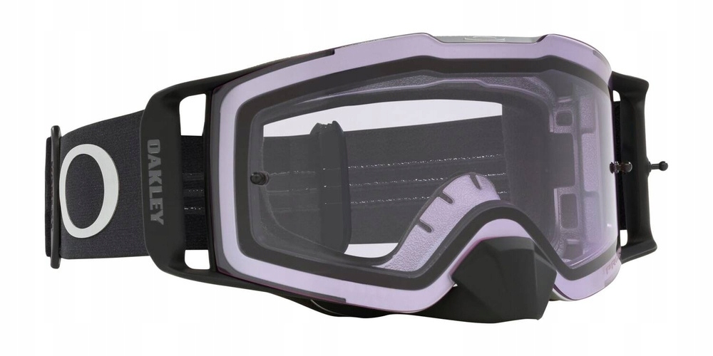 Oakley okuliare Line MX Tuff Blocks v čierno-gunmetalovej farbe s Prizm technológiou pre slabé osvetlenie