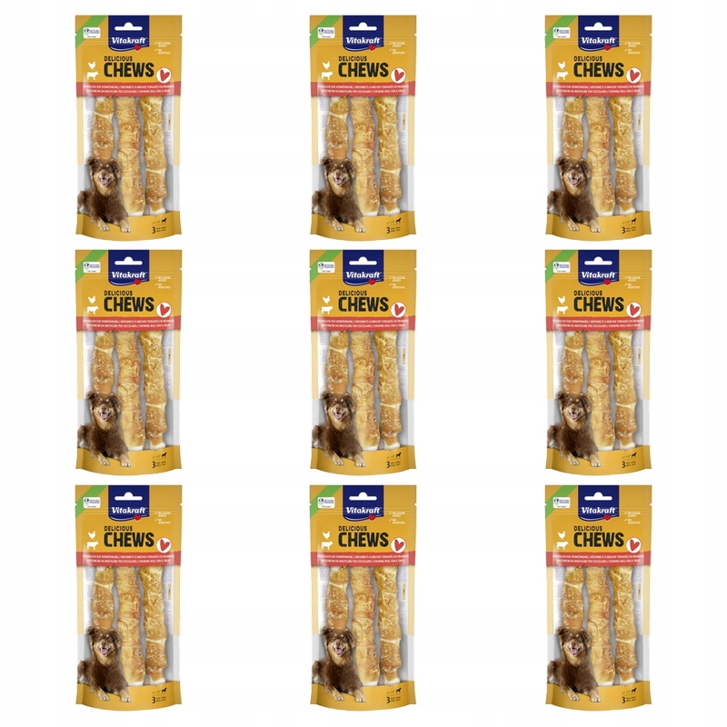 Vitakraft Chews deli rolls kuře L 3ks 140g X9