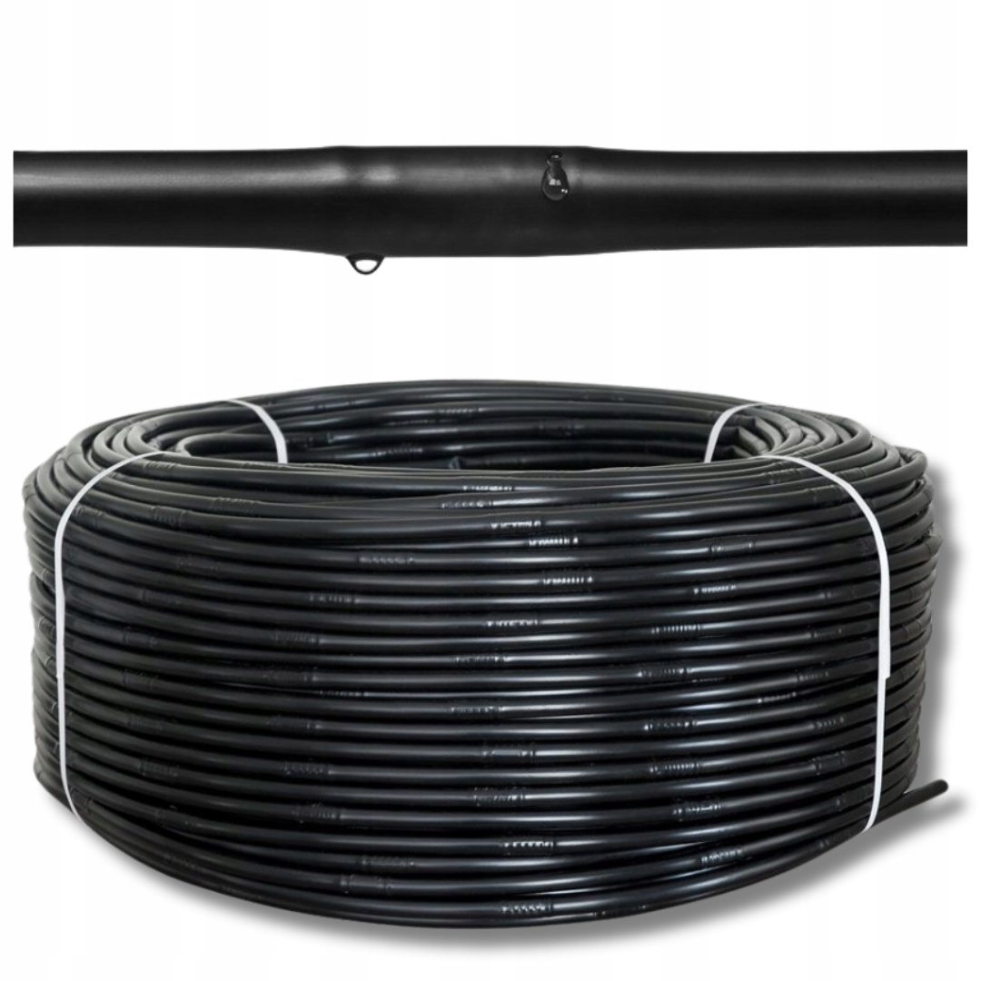 Linia Kroplująca Do Nawadniania Wąż Kroplujący Nawadnianie Ogrodu 100 M