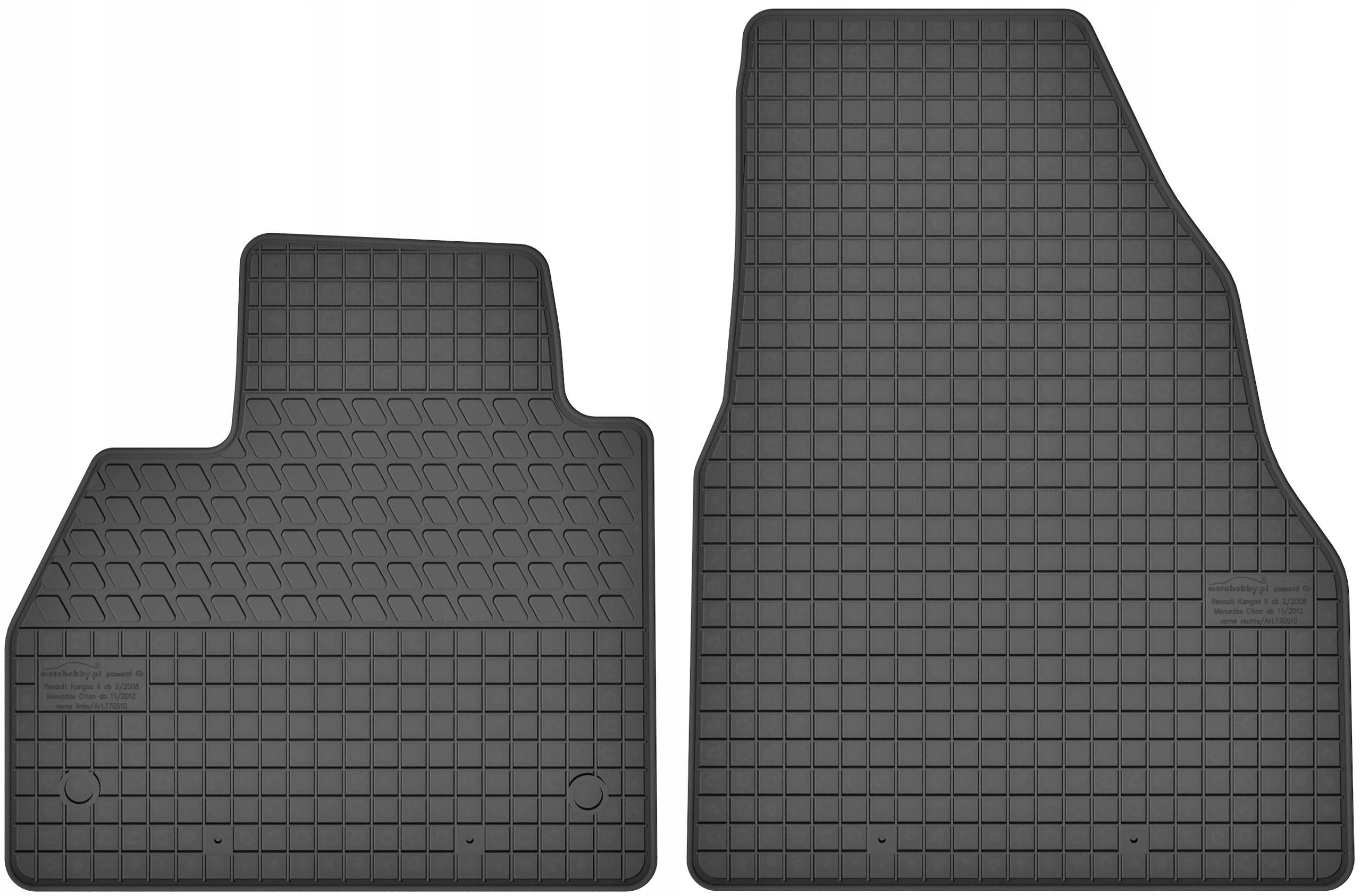 

Renault Kangoo II 2008- Dywaniki na przód