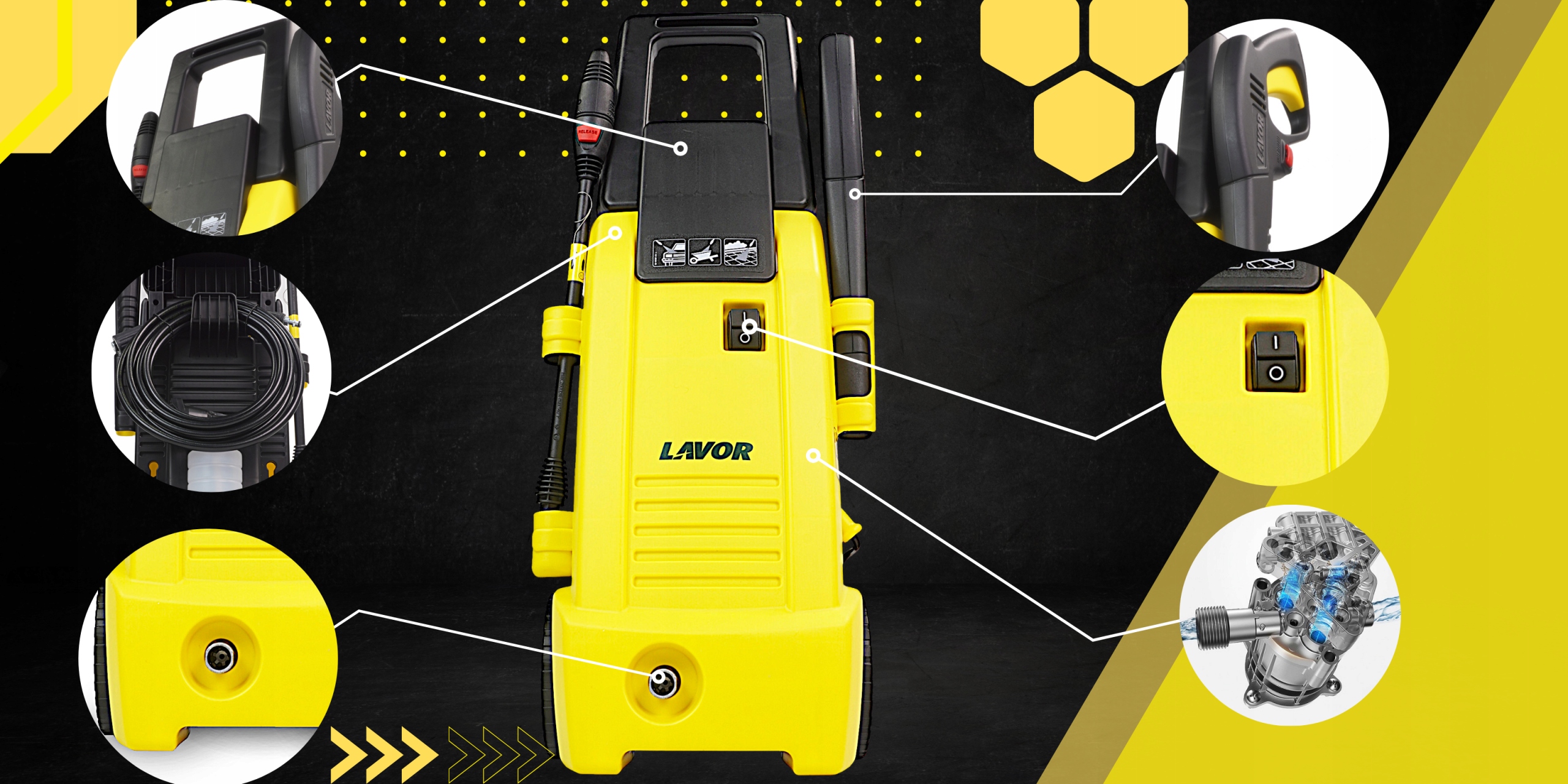 MYJKA WYSOKOCIŚNIENIOWA LAVOR NINJA PLUS 235ewBAR Marka Lavor