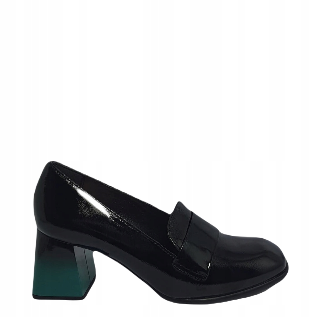 Dámské polobotky Arka 6321/1974/2464 černé zelené 39, černá