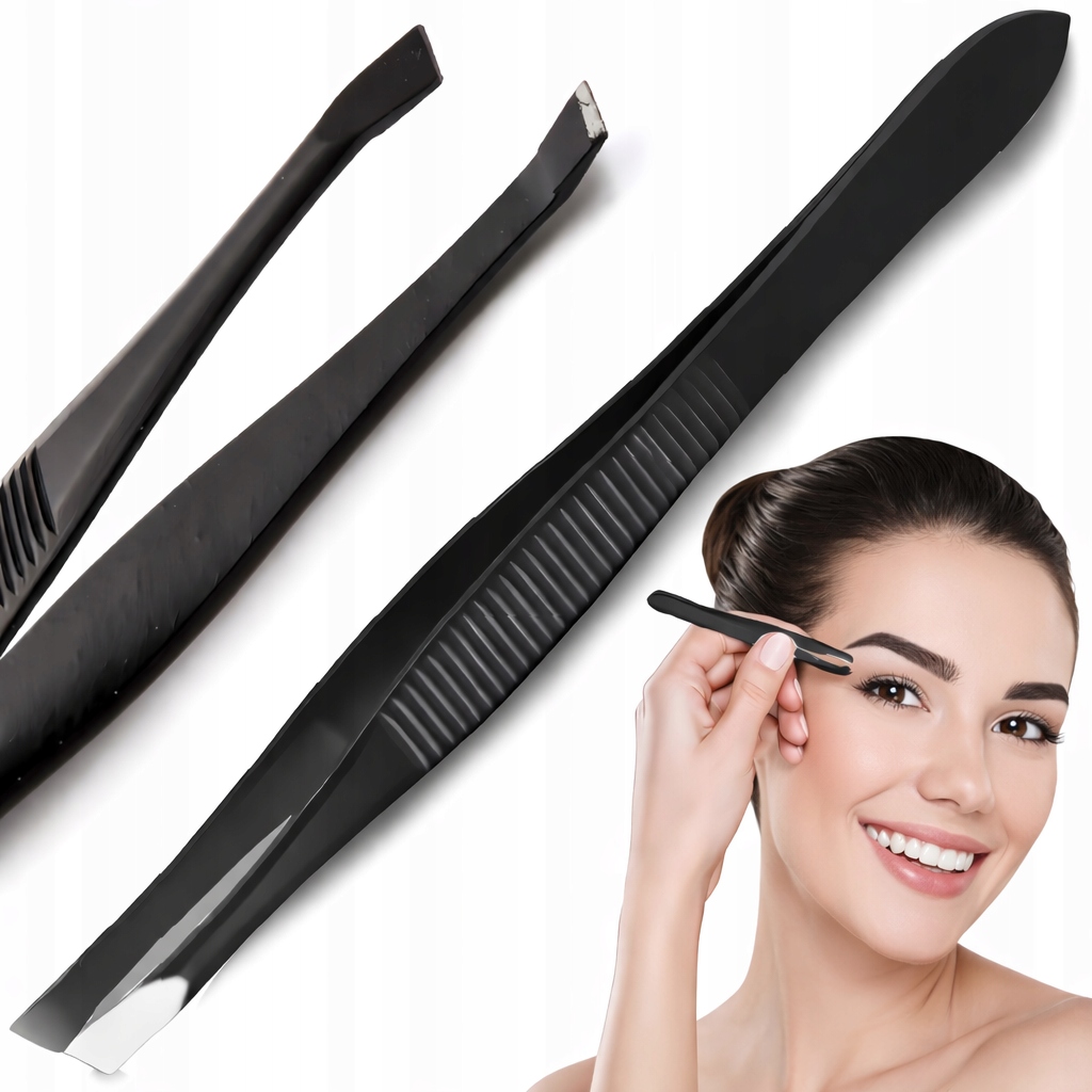 ПИНЦЕТ ДЛЯ РЕСНИЦ ПРОФЕССИОНАЛЬНАЯ ТОЧНАЯ РЕГУЛИРОВКА УКЛАДКИ БРОВЕЙ МЕТАЛЛ
