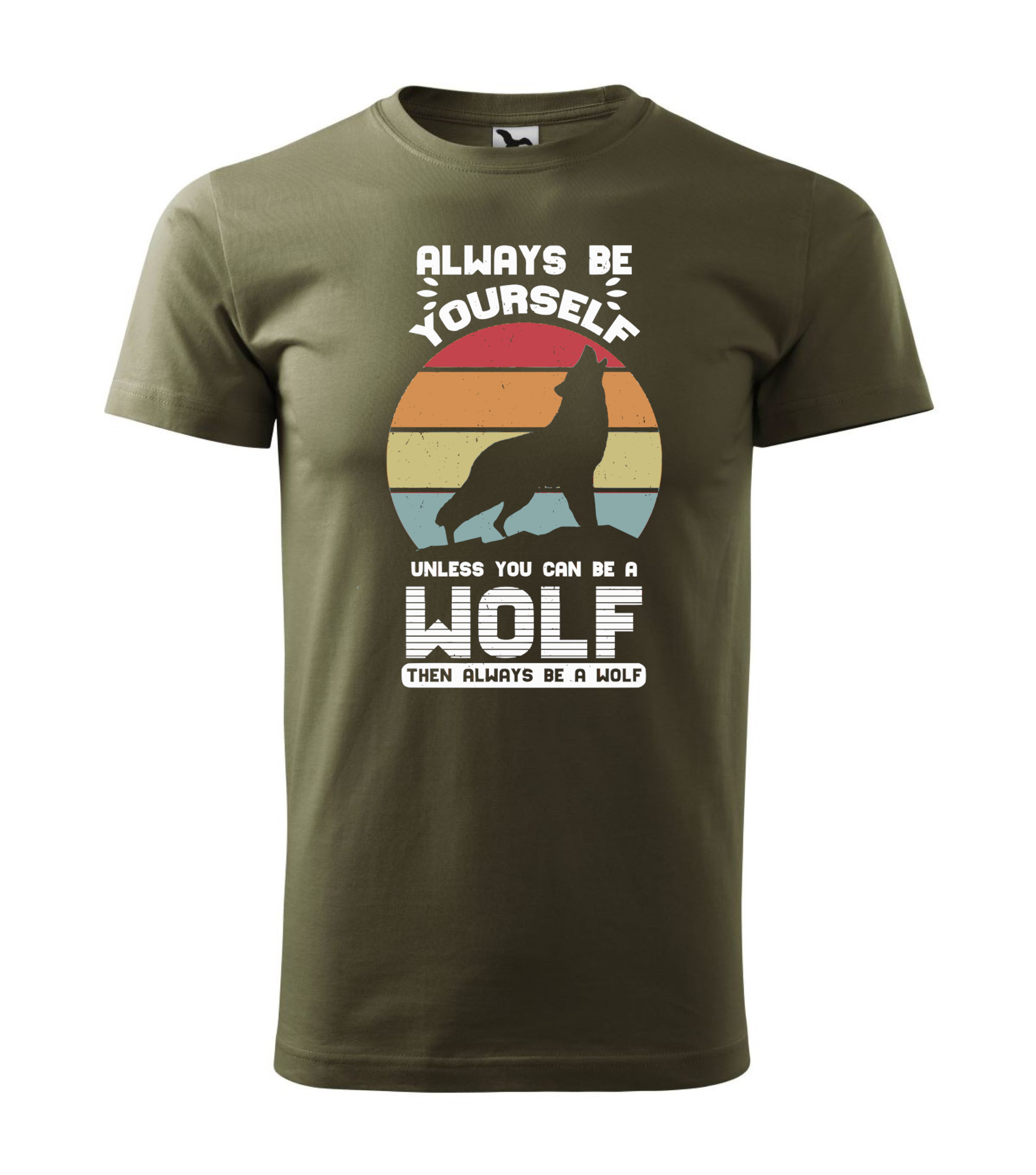 

Koszulka Z Wilkiem Wilk Wolf Męska L