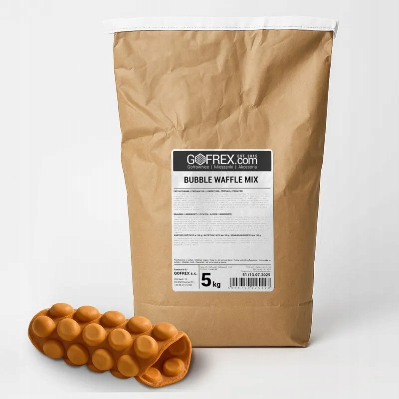 Sladké bublinkové vafle Bubble Waffle 5 kg