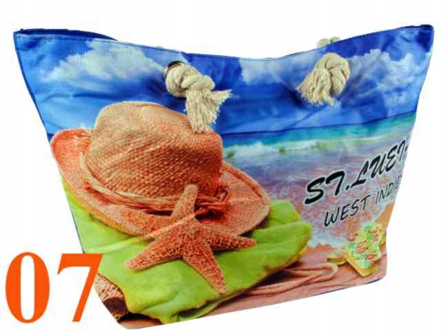 TORBA MIEJSKA PLAŻOWA LETNIA NA ZAKUPY HIT - 07