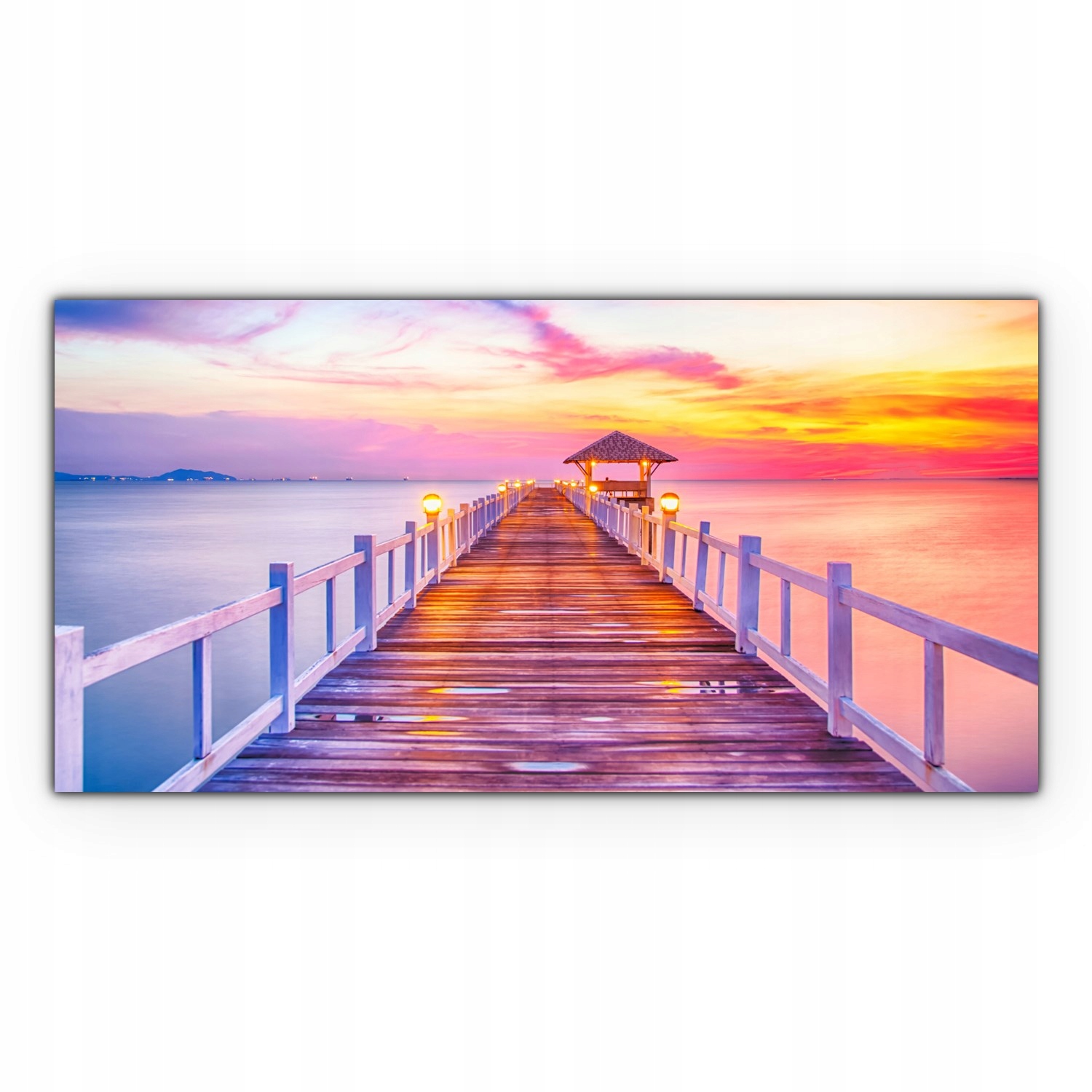 

Obraz Canvas dekoracja 100x50 Most Wschód Słońca