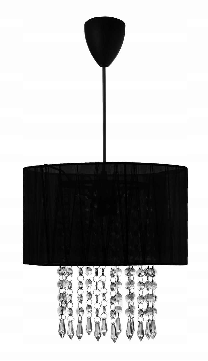 

Żyrandol vintage czarny lampa wisząca sufitowa